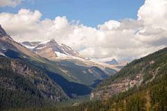 20 Michael Peak and The President From Spiral Tunnels On Trans Canada Highway In Yoho